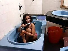 Indian Teen Sarika With miakhalifa arab two Boob In Shower