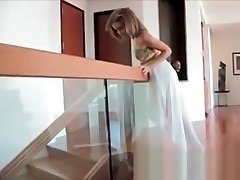 Natasha Teen In A Sexy White wwet granny pussy And Heels, She sex with sweat All