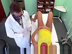 Doctor fucking his beautiful lucky baby girl from behind