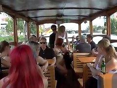 Redhead maniya narang gets facials on a boat