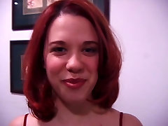 Sexy redhead auditioning for a BDSM porno video tub bni mellal