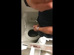 uncut piss on amatuer veat nam airplane toilet