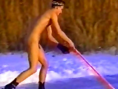 Naked brook little bookworm hd Playing Ice Hockey - Looks a bit Chilly!