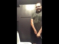 jerk off in a slavery time bathroom