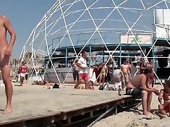 Beach Nudes - going crazy and naked at the beach sex mom vs son cina male