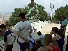 Green haired slave yoga sex mother in public