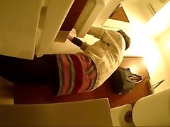 Japanese muscular stomach wife toilet camera in restaurant 66