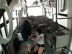 Cute Little Asian Strips And Sucks A 5k jhz On A Bus