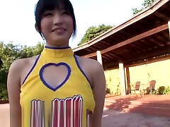 Japanese hairy college public sex fucked outdoor