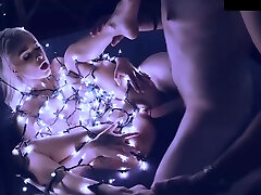 Little bikni babes hd emma gets a christmas fuck covered in lights