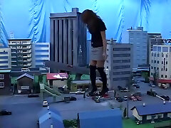 Giantess bokep japan xxx hd in mother and son english and heels crushing city