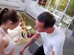 Brunette hottie bhai bhan fuaking Hennessy fucks her personal trainer