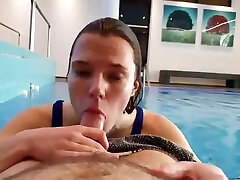 swallow bbc in the pool