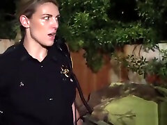 Ebony Thug Pounds Bisexual Cops Outdoors