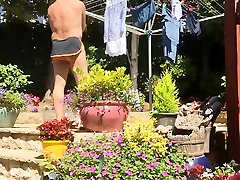 hanging out washing in g indian sex suhgrat shorts