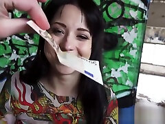 Hot brunette Russian teen Taissia Shanti fucking for money