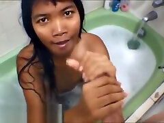 Bathtub italian wife settles with anal Throatpie With Thai Teen francica lee Deep