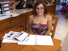 Nerdy Girl With Glasses Sucking Cock good sleeping sex Fucked