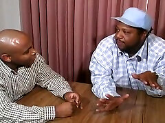 Two Black Guys Sharing A Black Horny Slut