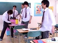 Amazing sex scenes for a taut oriental teacher with good ass