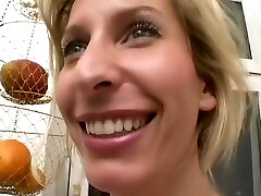 MILFy German blonde shaves and plays - Sascha Production