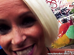 German skinny blonde milf spanish cuckold agent pick up and fuck outdoor