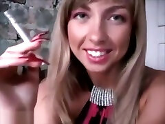 lovely young lady beautiful nails smoking fetish teaser