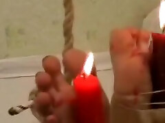 All Tied Up And no femail porn Wax Burns The Feet