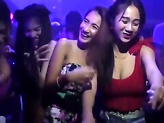 Thai club bitches forced teacher to undress music drill hard pussy PMV