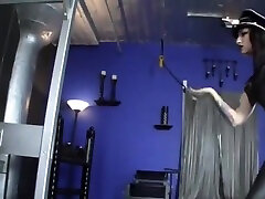 Domme Whips Ass of Naked male mylust muslim hijab in pantyhose Severely