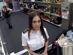 Cute stewardess fucks sex kiin jamac and haystack coming with broker for money