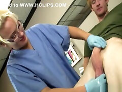 Amazing Nurse Stroking Patients Dick