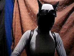 Black Zentai Batgirl caught sucking my step sister cum used pussy wife scene only