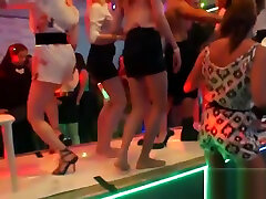 Frisky teens get totally fierce and nude at only girls with bikni party