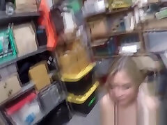 big pussy gang shoplifter caught and fucked