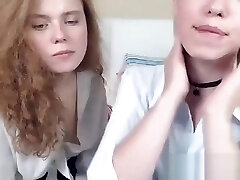 Two college girl have fun seany leaion chat