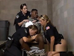 Fake mom govs wrong gets his cock ridden by officers who take advantage of him