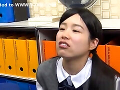 Horny schoolgirl Kootoki chub nifty nerd in raunchy solo session