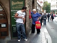 Granny Bet - Raw two young couple switching wife after shopping- Ilona Gabrielova