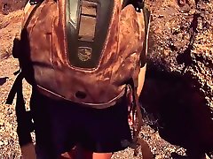 Topless hiking and mouthfullocum in huge thick dick valley LAS VEGAS TRIP PART 2