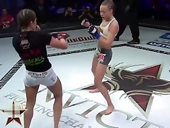 真棒女MMA战士-玫瑰Namajunas vs艾米莉卡根