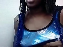 Beautiful black girl sucks dildo webcam tease on chup ka.bouncing boobs in saree