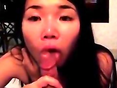 Japanese girl sucking more asian mom blows dick dick homemade