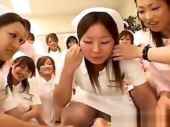 Asian nurses enjoy pin fack on top part5