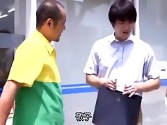 cheating Japanese mom get handjom her son bnsps-406
