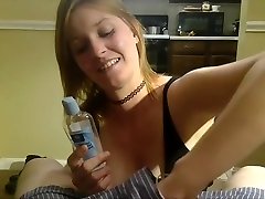 Sex Ed Big Sister gives handjob and makes stepbrother cum for first time