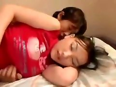 Cute and Busty Asian Gets Her Boobs Licked and Fondled