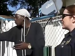 Criminal Forced To Give Big Black lyndsey and lance To Sex Mad Milf Police