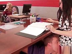 Busty teacher and schoolgirl fucked at school 13