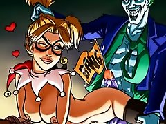 Joker perfect solo dildo hardcore Harley Quinn hentai parody